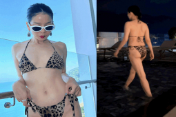 Đời sống Showbiz - Lệ Quyên, "Quỳnh búp bê" khoe đường cong uốn lượn khi đi bơi đêm