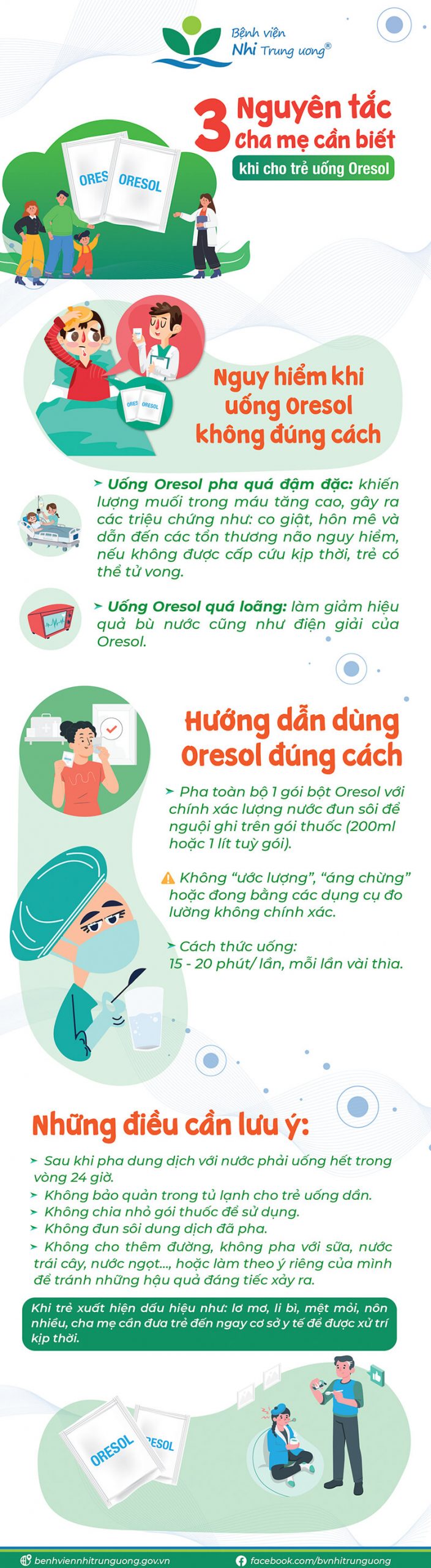 3 nguyên tắc cha mẹ cần biết khi cho trẻ uống Oresol để tránh nguy hiểm đến tính mạng - 1