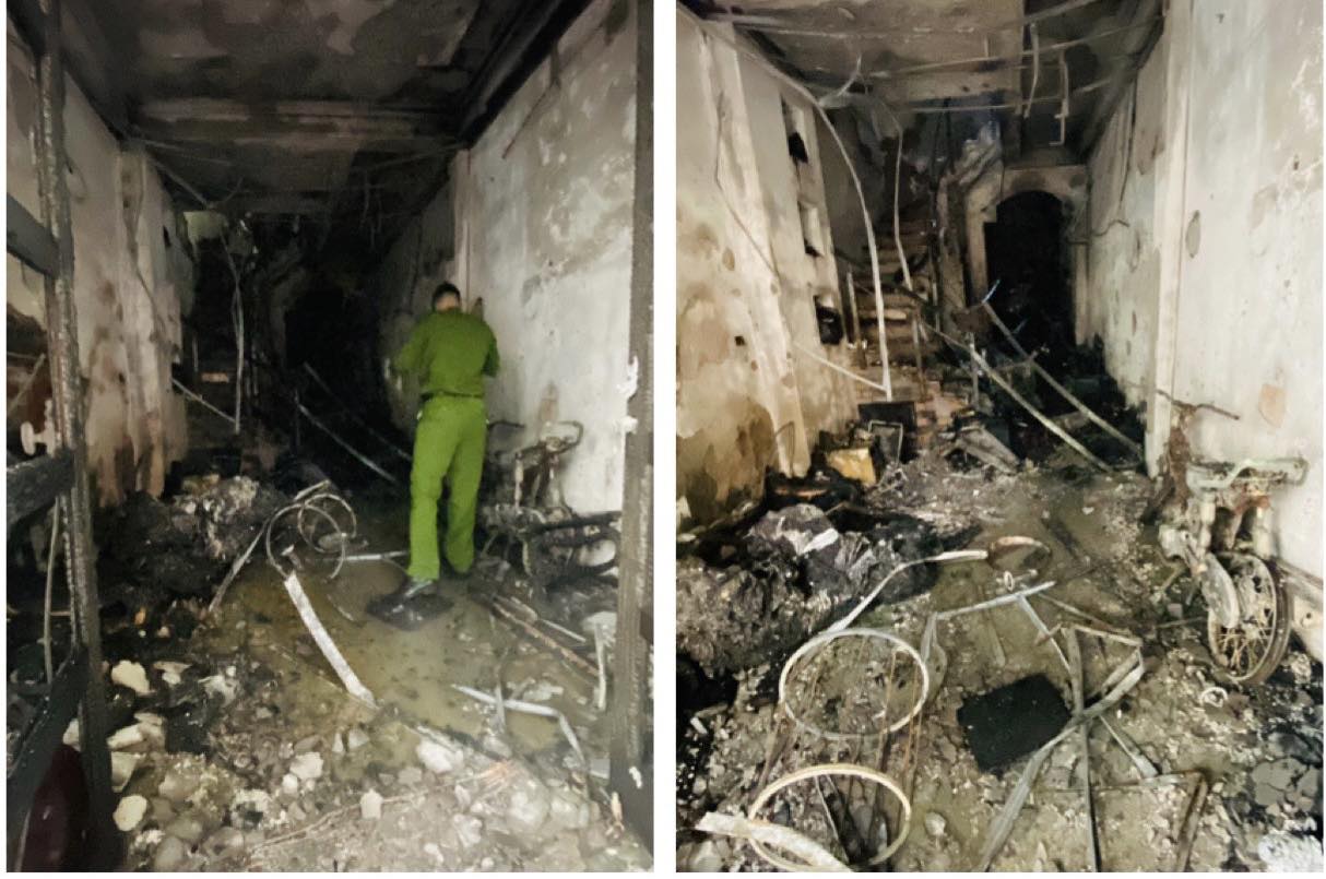 Căn nhà xảy ra hoả hoạn