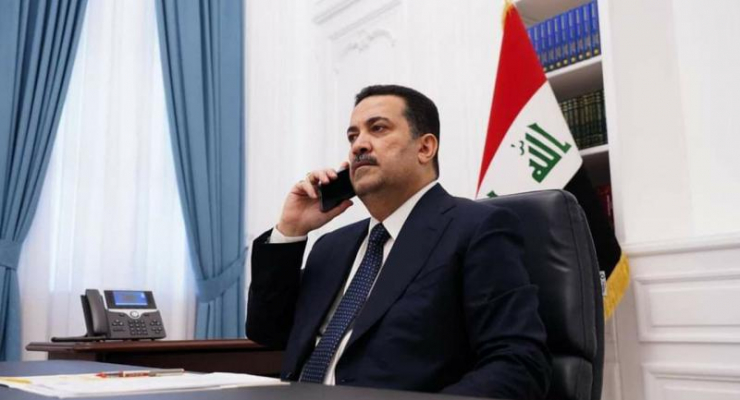 Thủ tướng Iraq Muhammad Al-Sudani cho biết ông đã yêu cầu lực lượng dân quân người Kurd hỗ trợ chính phủ ngăn chặn nạn buôn lậu USD. (Ảnh: Shafaq)