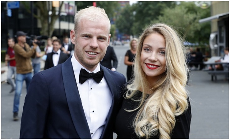 Cầu thủ Hà Lan Davy Klaassen may mắn có một người bạn gái tri kỷ là cô Laura Benschop.&nbsp;
