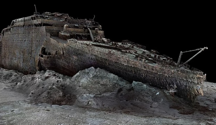 Tàu Titanic huyền thoại bị đắm trong sự cố đâm phải tảng băng trôi vào năm 1912.