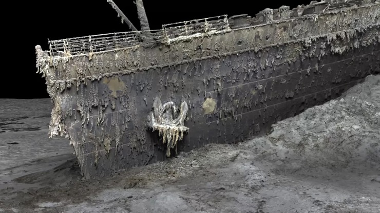 Hé lộ hình ảnh chi tiết chưa từng thấy về xác tàu Titanic huyền thoại - 2