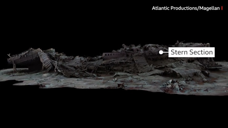 Hé lộ hình ảnh chi tiết chưa từng thấy về xác tàu Titanic huyền thoại - 4