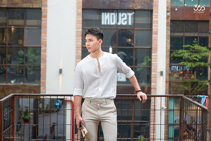 Thương hiệu thời trang nam 360® cũng đa dạng các sản phẩm công sở như áo sơ mi, quần âu,...