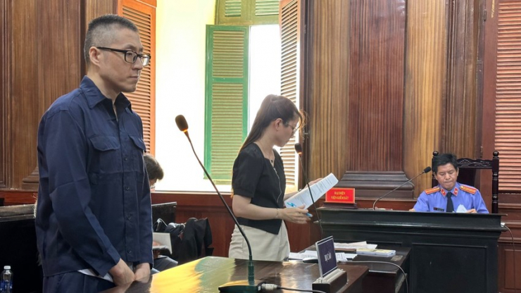Bị cáo Jeong Incheol tại phiên xét xử. ẢNH: HH