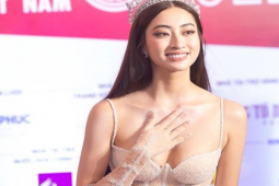 ”Hoa hậu Cao Bằng số đo đẹp nhất lịch sử” diện áo cúp ngực trễ tràng khi làm giám khảo