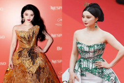 Thời trang - Phạm Băng Băng lộng lẫy với váy cánh bướm kim loại của Chung Thanh Phong tại Cannes