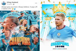 Bóng đá - Man City vô địch Ngoại hạng Anh sớm, Haaland và dàn sao ăn mừng bùng nổ