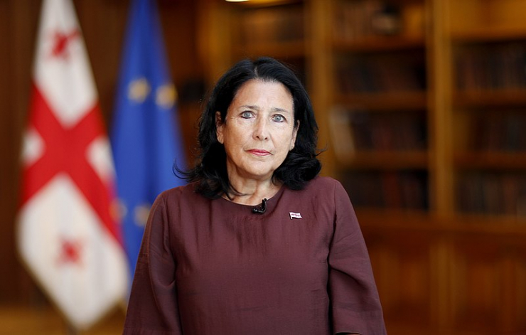 Tổng thống Salome Zourabichvili. Ảnh: Wikimedia