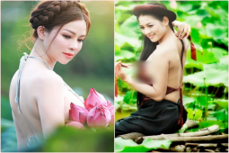 Đời sống Showbiz - Con dâu tỷ phú Hoàng Kiều diện yếm khoe lưng trần nõn nà được khen, "người mẫu nude" lại gây tranh cãi