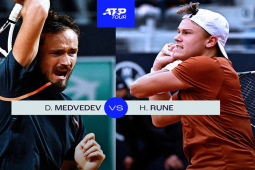 Thể thao - Video Medvedev - Rune: 2 set kịch chiến, chức vô địch xứng đáng (CK Rome Open)