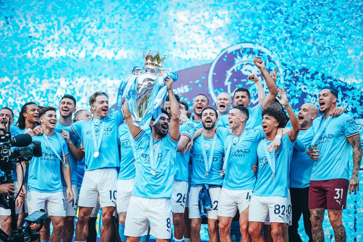 Man City đăng quang Ngoại hạng Anh 2022/23