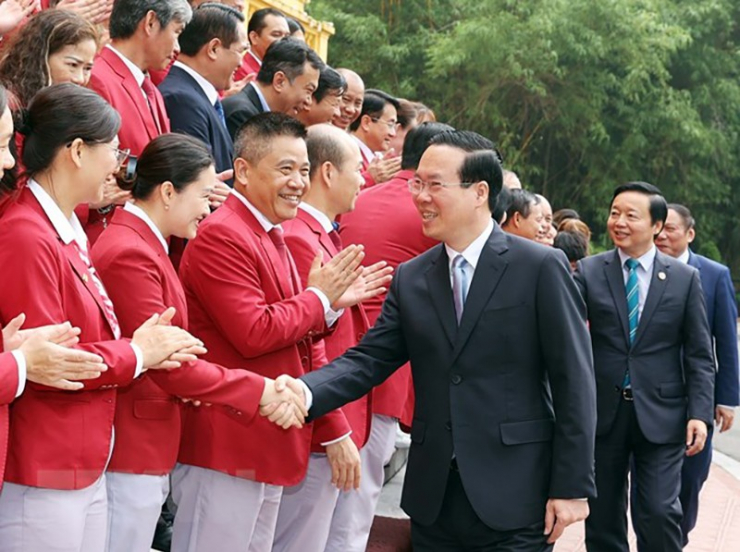 Chủ tịch nước biểu dương Đoàn Thể thao Việt Nam tại SEA Games 32 - 3