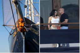 Đàn ông - Tỷ phú Amazon "chơi trội" khi khắc tượng bạn gái trên siêu du thuyền, tuyên bố đính hôn