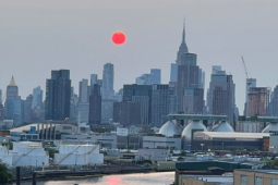Thế giới - Mặt trời màu đỏ rực khắp nước Mỹ và lý do đáng lo ngại đằng sau