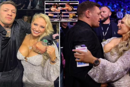 Thể thao - Mỹ nhân Boxing bikini và "Gã điên" McGregor mặt đối mặt, ôm chầm vui vẻ