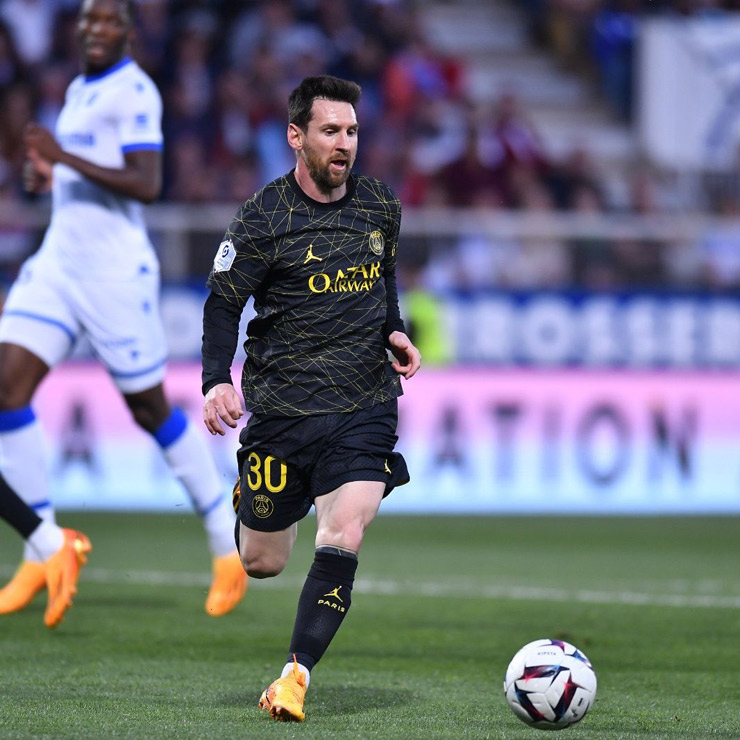 Lionel Messi đóng góp 1 pha kiến tạo trong thắng lợi 2-1 của PSG trên sân của Auxerre cuối tuần trước