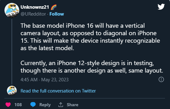 iPhone 16 sẽ có camera xếp dọc giống iPhone 12 - 2