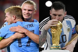 Bóng đá - Kịch tính đua QBV 2023: De Bruyne &amp; Haaland sáng cửa vượt Messi nếu "ăn 3"