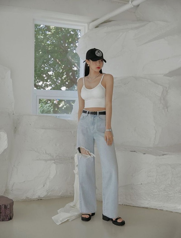 5 cách giúp nàng chinh phục chiếc áo crop-top - 4