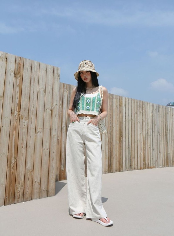 5 cách giúp nàng chinh phục chiếc áo crop-top - 5