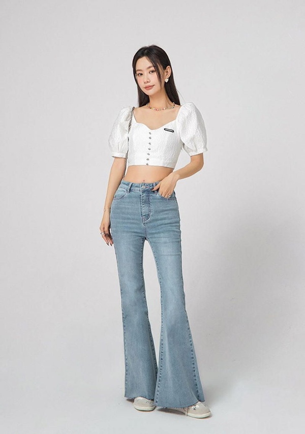 5 cách giúp nàng chinh phục chiếc áo crop-top - 7