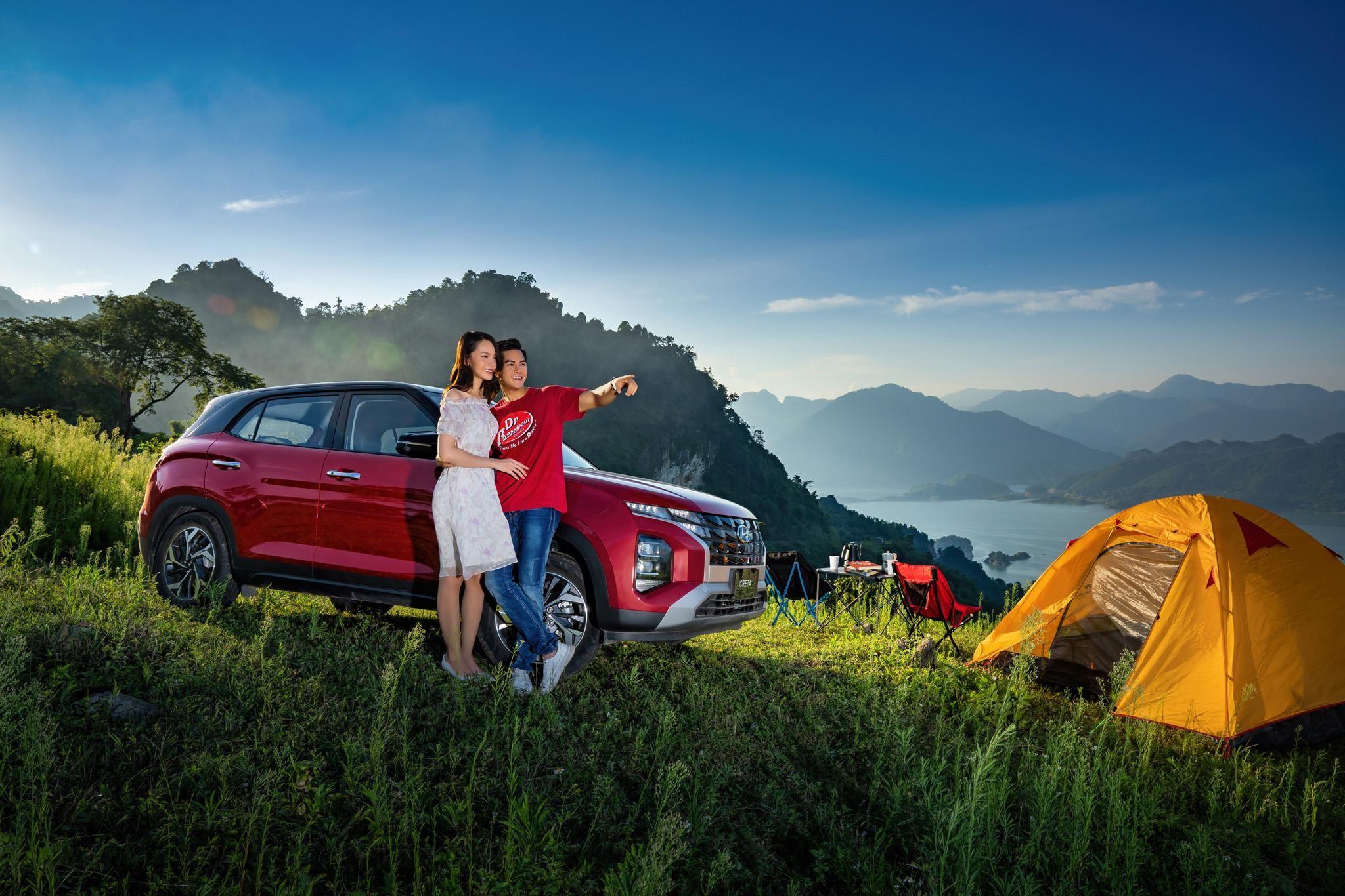 Ngoài chạy trong đô thị, Creta còn là phương tiện di chuyển lý tưởng trong các chuyến đi của người trẻ.