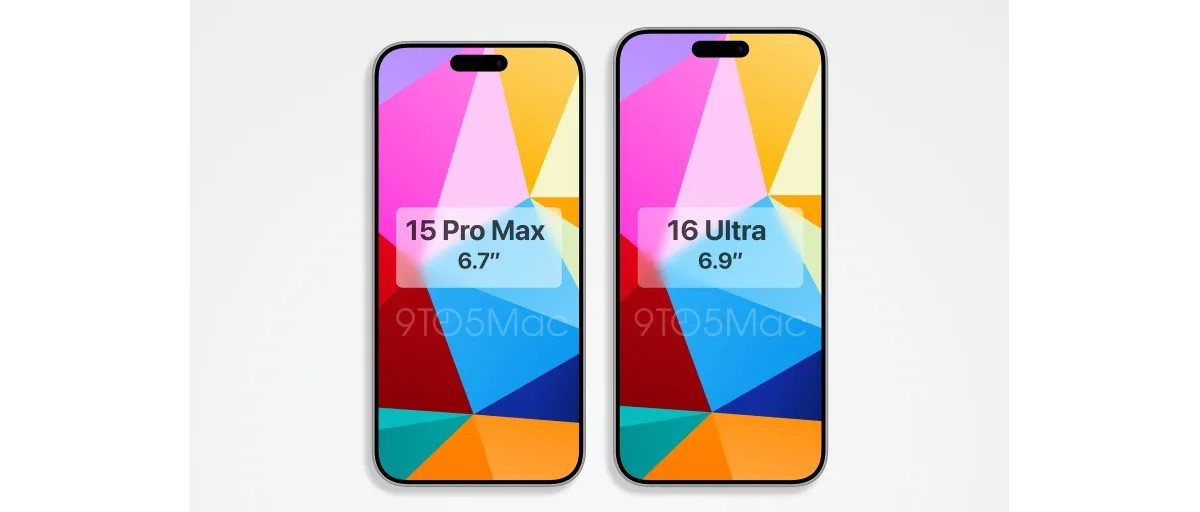 iPhone 16 Ultra sẽ cao và rộng hơn so với iPhone 15 Pro Max.