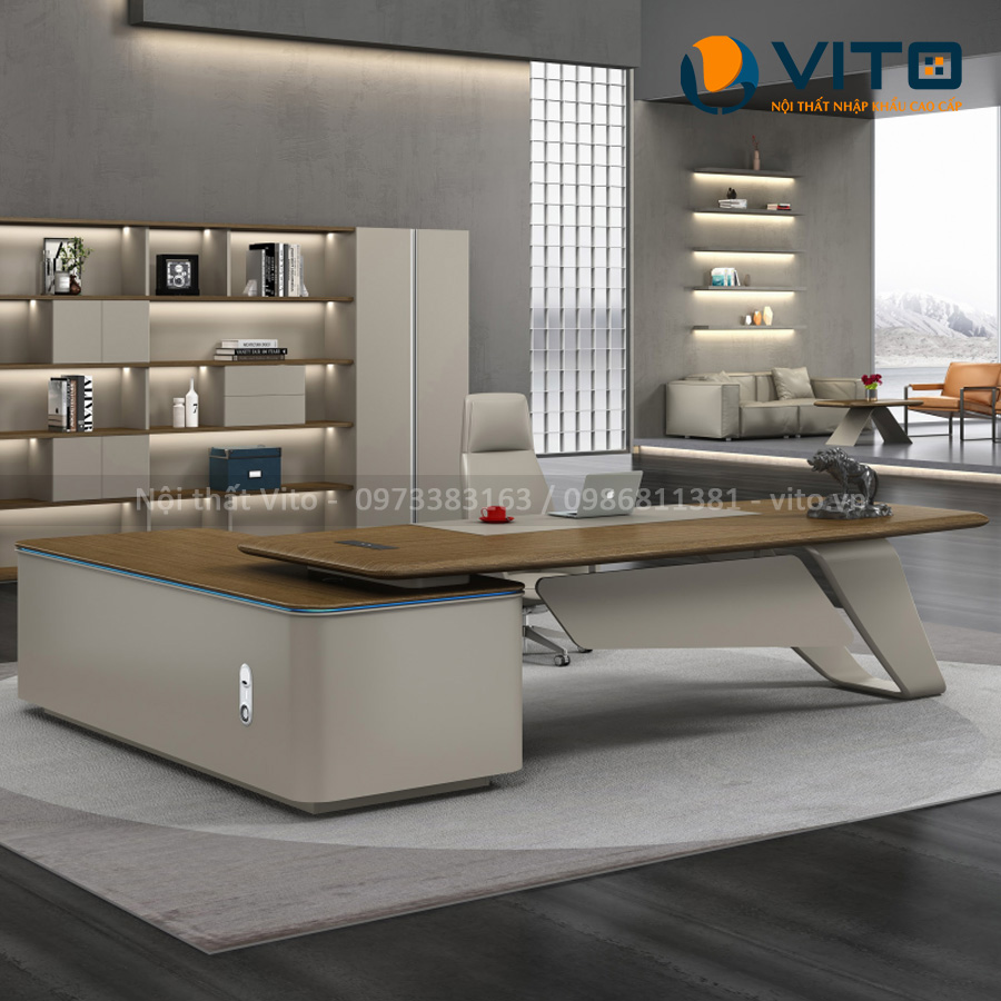 Bàn giám đốc nhập khẩu Vito - sự lựa chọn hoàn hảo cho không gian làm việc đẳng cấp - 3