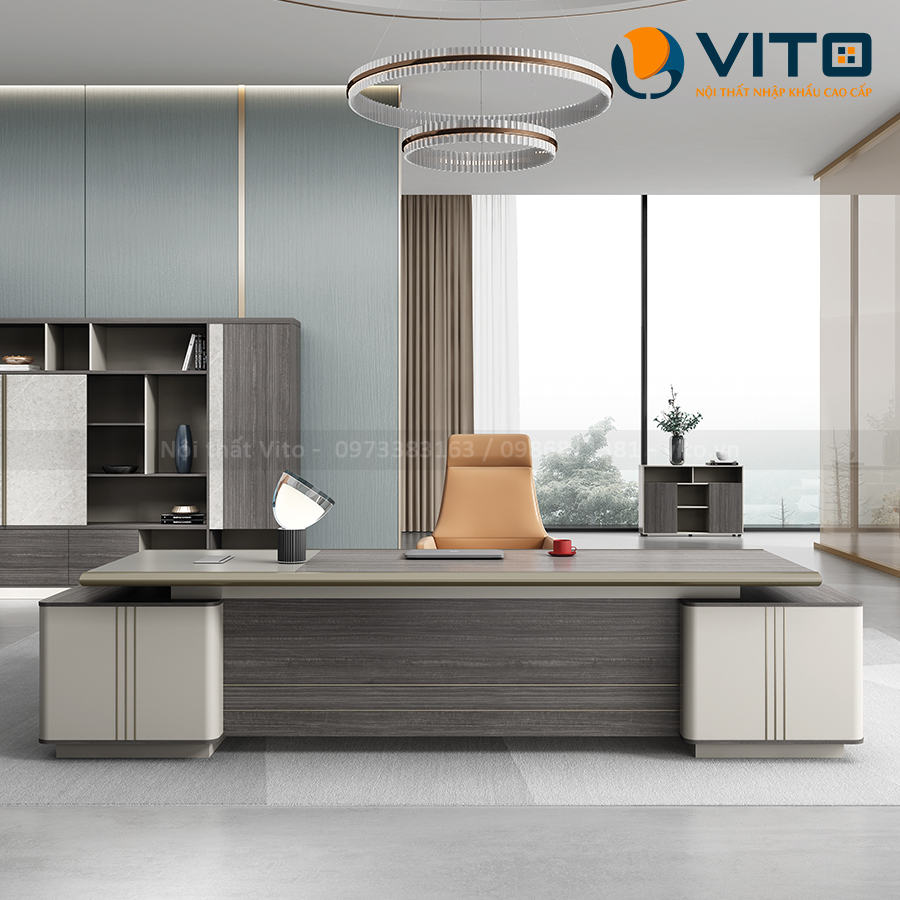 Bàn giám đốc nhập khẩu Vito - sự lựa chọn hoàn hảo cho không gian làm việc đẳng cấp - 5