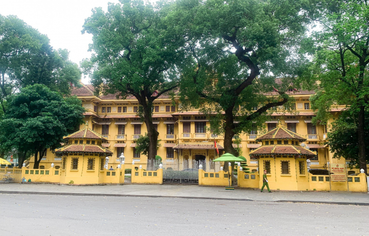 Trụ sở cũ Bộ Ngoại Giao nằm ở vị trí "vàng" trên phố Tôn Thất Đảm (quận Ba Đình, TP Hà Nội).