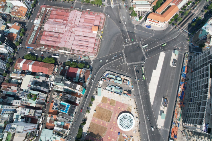 Khu vực xung quanh chợ Bến Thành sẽ có nhiều thay đổi để đảm bảo an toàn giao thông cho người dân