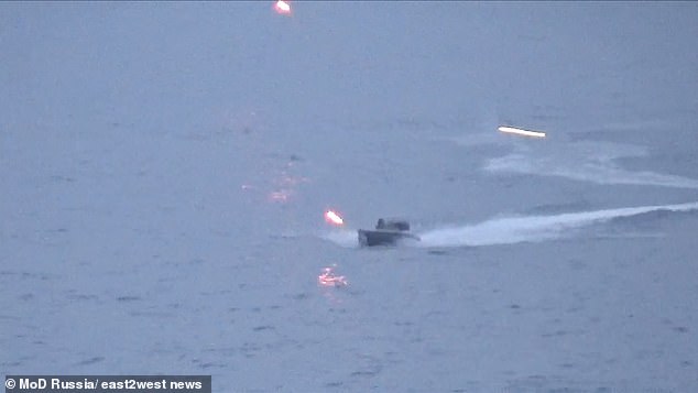Nga cáo buộc Ukraine tấn công tàu bảo vệ đường ống khí đốt Biển Đen. Ảnh: Bộ Quốc phòng Nga