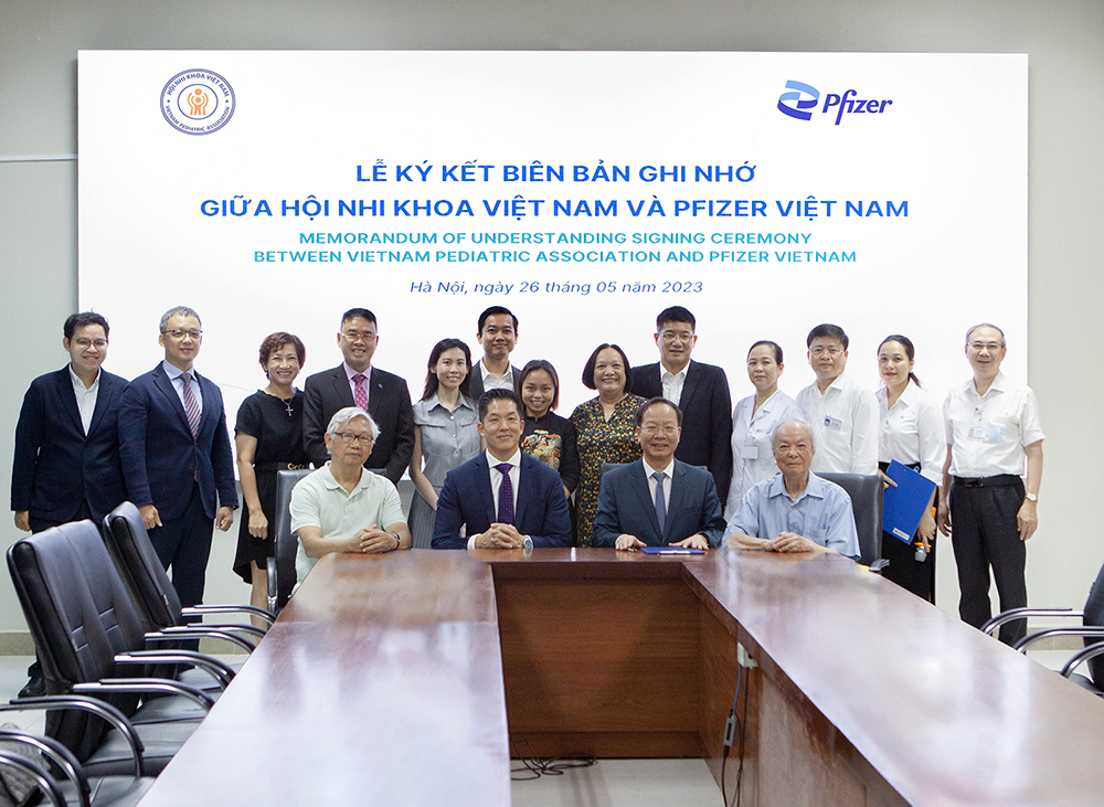 Hợp tác giữa Pfizer và Hội Nhi khoa Việt Nam hướng đến nâng cao năng lực của nhân viên y tế trong chẩn đoán và điều trị các bệnh lý thuộc lĩnh vực nhi khoa.