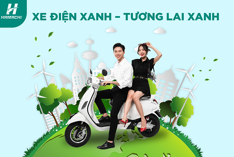 Nghệ sĩ Việt thích thú trải nghiệm xe máy điện Hamachi - 4