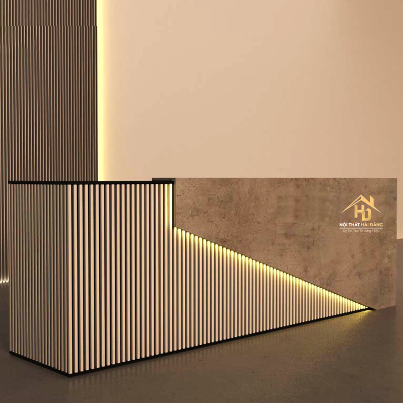 Nội Thất Hải Đăng - Đơn vị thiết kế và thi công quầy lễ tân chất lượng, uy tín - 1