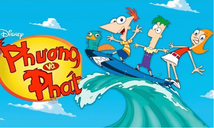 Anh em Phineas và Ferb bị đặt tên thành Phương và Phát.