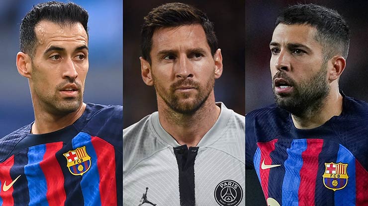 Messi đã được mời để dự lễ chia tay Barca của hai chiến hữu lâu năm Busquets và Alba