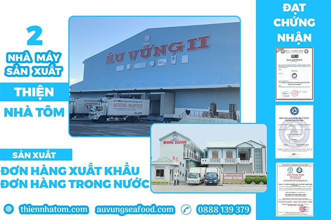 Nhà máy sản xuất đạt chuẩn chứng nhận quốc tế