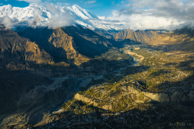 Toàn cảnh thung lũng Hunza.