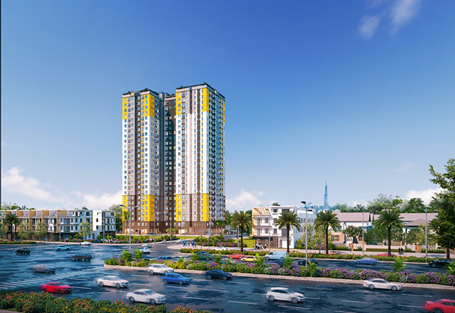 Khu căn hộ Bcons Polaris tọa lạc ngay cạnh đường Phạm Văn Đồng, TP Thủ Đức