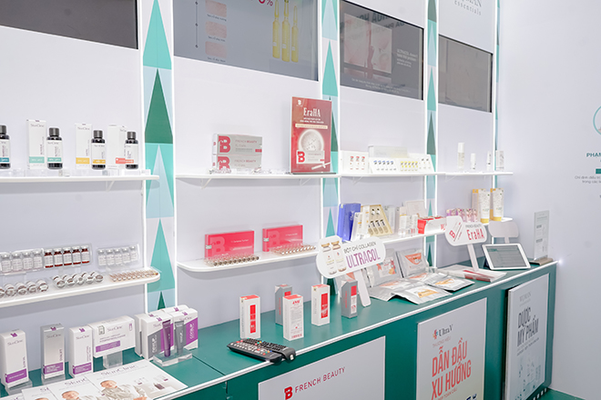 Các sản phẩm Ipretty Group được trưng bày tại hội nghị