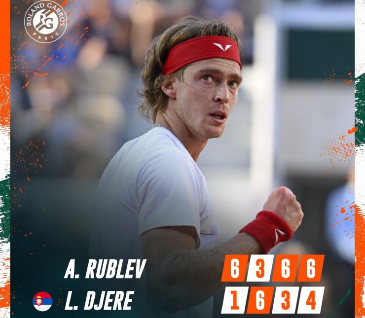 Rublev khởi đầu suôn sẻ