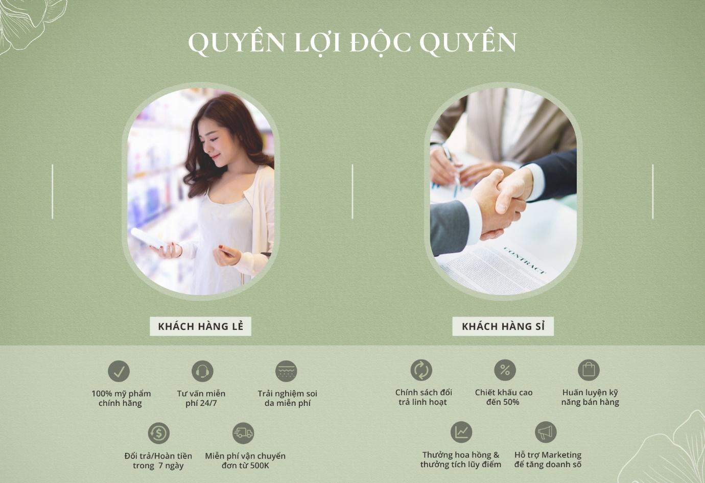 Mai Hân xây dựng các chính sách đặt quyền lợi của khách hàng sỉ và lẻ lên trên hết, tạo sự gắn kết dài lâu