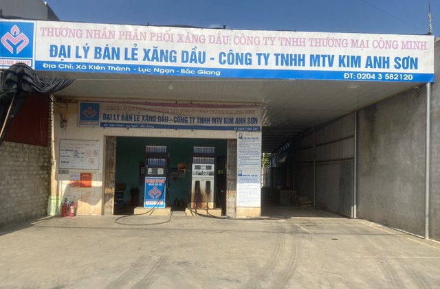 Công ty TNHH một thành viên Kim Anh Sơn (thôn Tân Thành, xã Kiên Thành, huyện Lục Ngạn, tỉnh Bắc Giang) không xây dựng, áp dụng và duy trì có hiệu lực hệ thống quản lý chất lượng xăng dầu theo quy định.