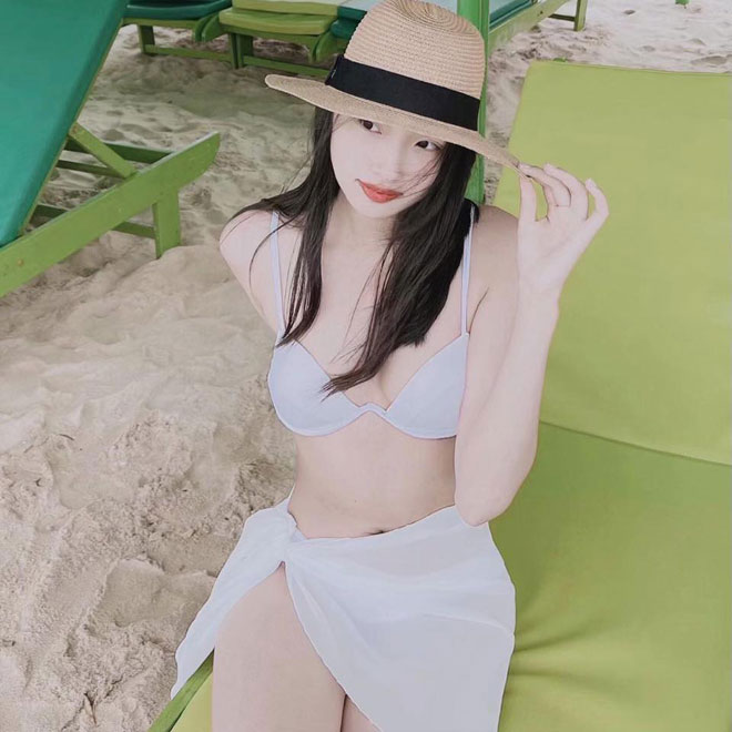 Nhan sắc xinh đẹp của bà xã vận động viên Trung Cường.