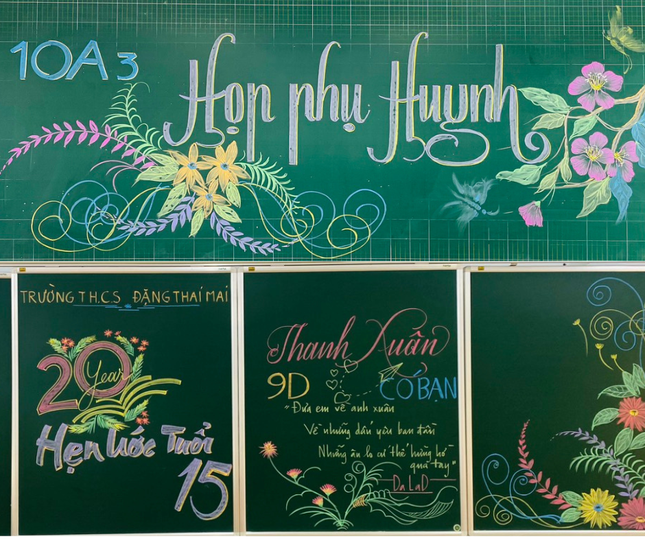 Một tranh vẽ nhân dịp họp phụ huynh.