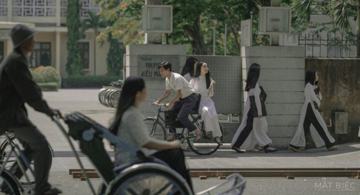 Trong phim "Mắt biếc", nơi đây trở thành trường Trung học Kiểu Mẫu - ảnh Internet