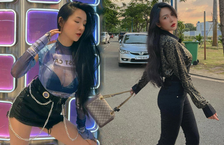 Vòng một nổi trội là điểm cơ thể hấp dẫn, giúp cô luôn quyến rũ trong nhiều khung hình.
